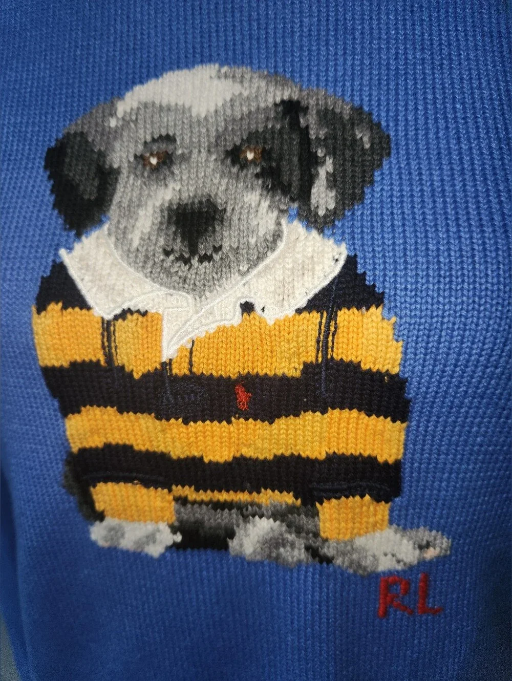 Ralph Lauren: Sweater with Dog Motif